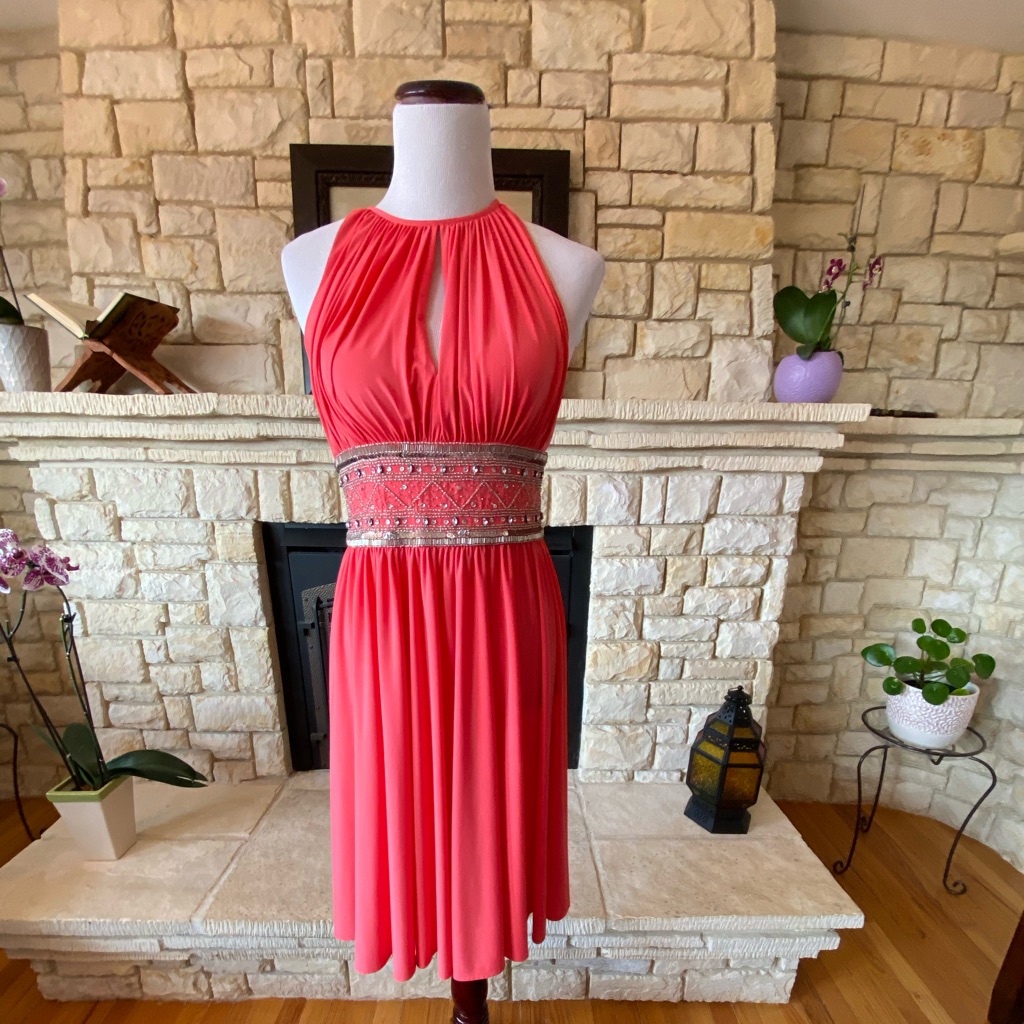 Stunning Dress Orange 8